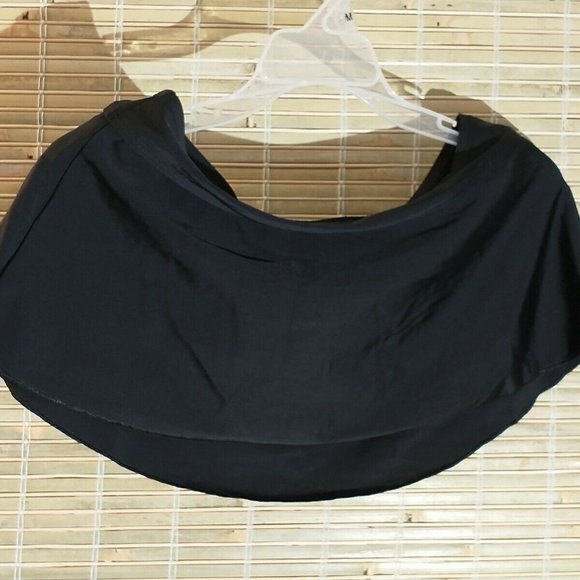 Kona Sol Women's Swim Skirtini Black Size M (8-10) - Picture 1 of 5